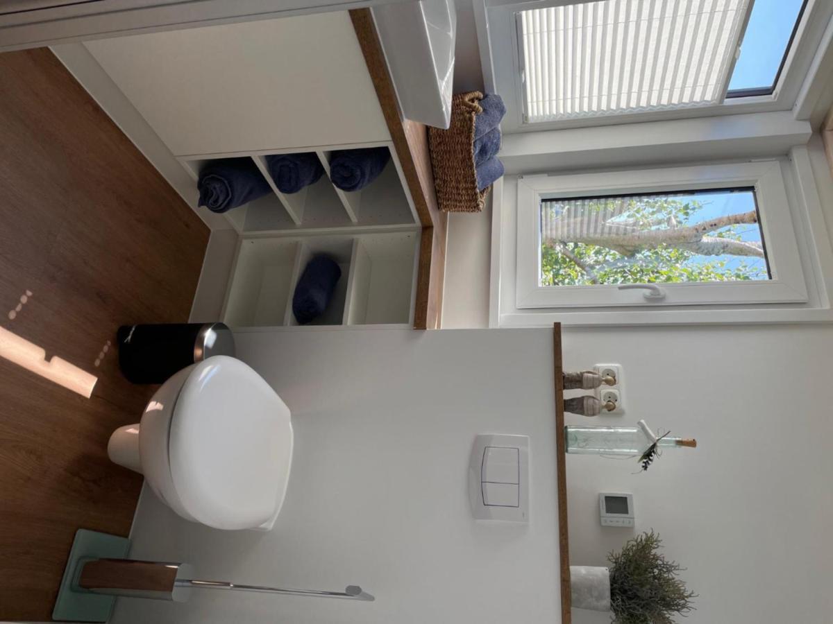Tiny House Moritz Villa Fedderwardersiel Bagian luar foto